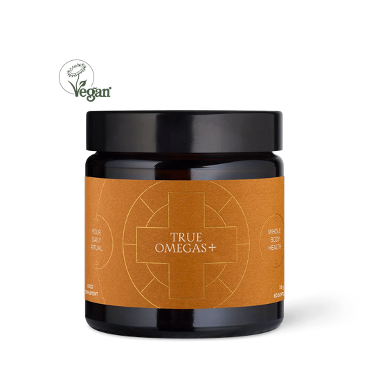Ancient + Brave True Omegas+ | Plant-Based Omega 3 & 7 Supplement